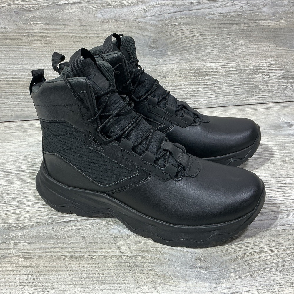 Under Armour UA Stellar G2 6" Tactical Boots Men's Size 10 Black 3025578-001
